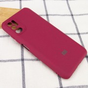 Чохол Silicone Cover My Color Full Camera (A) для Xiaomi Redmi Note 10 5G / Poco M3 Pro (бордовий / Marsala)