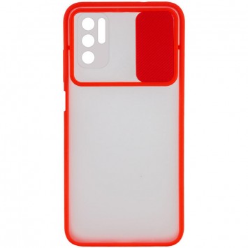Чохол Camshield mate TPU зі шторкою для камери для Xiaomi Redmi Note 10 5G / Poco M3 Pro (Червоний) - Чохли для Xiaomi Redmi Note 10 5G / Poco M3 Pro - зображення 1 