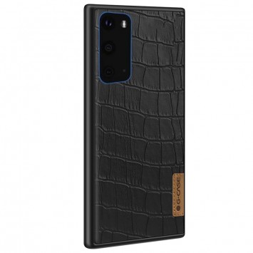 Шкіряна накладка G-Case Crocodile Dark series для Samsung Galaxy S20 (Чорний) - Чохли для Samsung Galaxy S20 - зображення 2 