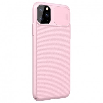 Карбонова накладка Nillkin Camshield (шторка на камеру) для Apple iPhone 11 Pro (рожевий / Pink )  - Чохли для iPhone 11 Pro - зображення 4 