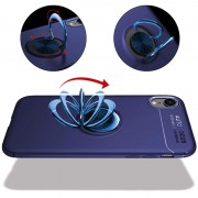 TPU чохол Deen ColorRing під Магнітний тримач (opp) для Apple iPhone XR (синій / Синій)