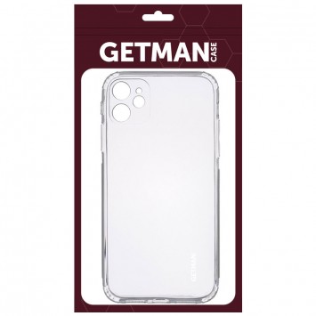 TPU чехол GETMAN Clear 1,0 mm для Apple iPhone 12 (Бесцветный (прозрачный)) - Чехлы для iPhone 12 - изображение 1