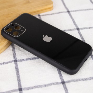 TPU + Glass чохол GLOSSY Logo Full camera (opp)для Apple iPhone 11 Pro (чорний) - Чохли для iPhone 11 Pro - зображення 1 