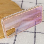 TPU+Glass чехол Aurora Classic для Apple iPhone 11 Pro Max (Сиреневый)