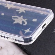 TPU+Glass чехол Aurora Space для Apple iPhone X / XS (Звезды)
