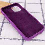 Чохол Silicone Case Full Protective (AA) Для Apple iPhone 12 Pro / 12 (6.1"") (Фіолетовий / Grape)
