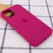 Чохол Silicone Case Full Protective (AA) Для Apple iPhone 12 Pro / 12 (6.1"") (малиновий / Pomegranate)