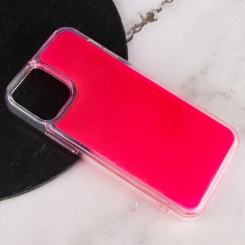 Неоновий чохол Neon Sand glow in the dark для Apple iPhone 12 Pro / 12 (6.1"") (Рожевий) - Чохли для iPhone 12 - зображення 1 