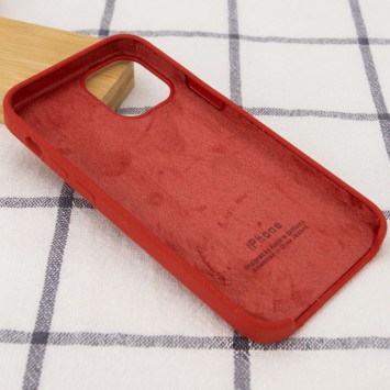Чохол Silicone Case (AA) Для Apple iPhone 12 Pro / 12 (6.1"") (Червоний / Dark Red) - Чохли для iPhone 12 - зображення 2 