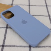 Чохол Silicone Case (AA) Для Apple iPhone 12 Pro Max (6.7"") (Блакитний / Lilac Blue)