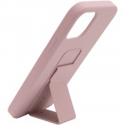 Чохол Silicone Case Hand Holder для Apple iPhone 12 Pro Max (6.7"") (рожевий / Pink Sand)