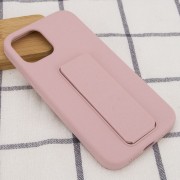 Чохол Silicone Case Hand Holder для Apple iPhone 12 Pro Max (6.7"") (рожевий / Pink Sand)