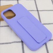Чохол Silicone Case Hand Holder для Apple iPhone 12 Pro Max (6.7"") (Бузковий / Dasheen )