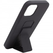 Чохол Silicone Case Hand Holder для Apple iPhone 12 Pro Max (6.7"") (Чорний / Black)
