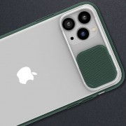 Чохол Camshield mate TPU зі шторкою для камери для Apple iPhone 12 Pro / 12 (6.1"") (Зелений)
