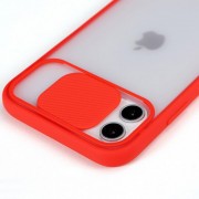 Чохол Camshield mate TPU зі шторкою для камери для Apple iPhone 12 Pro / 12 (6.1"") (Червоний)