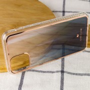 TPU+Glass чехол Aurora Classic для Apple iPhone 12 Pro Max (6.7"") (Черный)