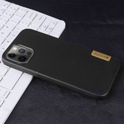 Шкіряна накладка G-Case Sheep Skin Dark Series для Apple iPhone 12 Pro Max (6.7"") (Чорний)