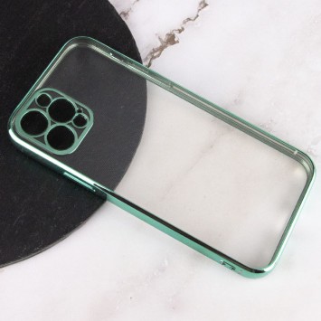 Прозрачный силиконовый чехол глянцевая окантовка Full Camera для Apple iPhone 12 Pro Max (6.7"") - Чехлы для iPhone 12 Pro Max - изображение 1