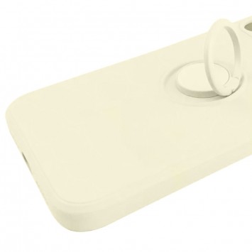 Чохол TPU Candy Ring Full Camera Для Apple iPhone 12 Pro (6.1"") (Бежевий / Antigue White) - Чохли для iPhone 12 Pro - зображення 1 