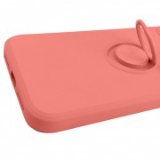 Чохол TPU Candy Ring Full Camera Для Apple iPhone 12 Pro (6.1"") (Червоний / Camellia )