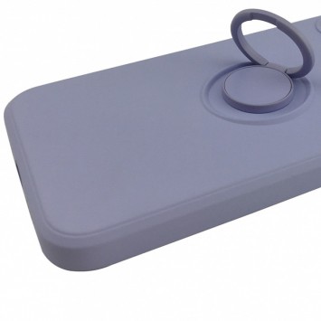 Чохол TPU Candy Ring Full Camera Для Apple iPhone 12 Pro (6.1"") (Сірий / Lavender) - Чохли для iPhone 12 Pro - зображення 1 