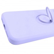 Чохол TPU Candy Ring Full Camera Для Apple iPhone 12 Pro (6.1"") (Бузковий / Dasheen )