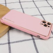 Шкіряний чохол Xshield для Apple iPhone 12 Pro (6.1"") (рожевий / Pink )