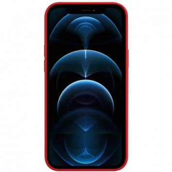 Шкіряний чохол для iPhone 12 Pro / 12 - Leather Case (AAA) with MagSafe (Red) - Чохли для iPhone 12 - зображення 1 