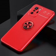 TPU чохол Deen ColorRing під Магнітний тримач (opp) для Xiaomi Redmi Note 10 5G / Poco M3 Pro (червоний / Червоний)