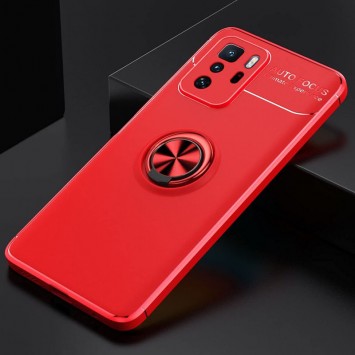 TPU чохол Deen ColorRing під Магнітний тримач (opp) для Xiaomi Redmi Note 10 5G / Poco M3 Pro (червоний / Червоний) - Чохли для Xiaomi Redmi Note 10 5G / Poco M3 Pro - зображення 1 