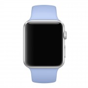 Силіконовий ремінець для Apple watch 38mm / 40mm (Блакитний / Lilac Blue)