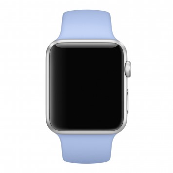 Силіконовий ремінець для Apple watch 38mm / 40mm (Блакитний / Lilac Blue) - Apple Watch - зображення 1 