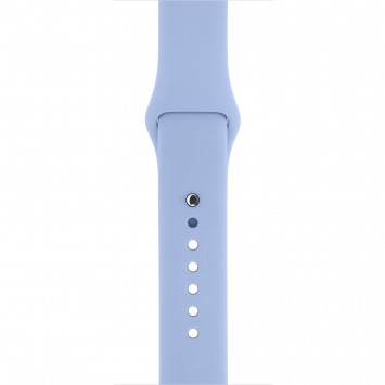 Силіконовий ремінець для Apple watch 38mm / 40mm (Блакитний / Lilac Blue) - Apple Watch - зображення 2 