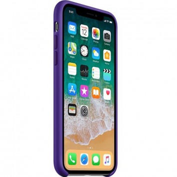 Чохол Silicone Case (AA) Для Apple iPhone XS Max ( Фіолетовий / Ultra Violet) - Чохли для iPhone XS Max - зображення 2 