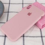 Чохол Silicone Case Full Protective (AA) Для Apple iPhone XS Max (рожевий / Pink Sand)