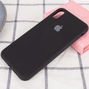 Чохол Silicone Case Full Protective (AA) Для Apple iPhone XS Max (Чорний / Black)