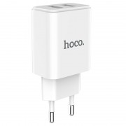 Зарядний пристрій Hoco C62A Victoria 2.1A 2USB (white)