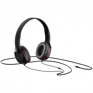Навушники Hoco W24 (Чорно - червоний) - Провідні навушники - зображення 3 