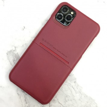 Шкіряна накладка для iPhone 11 Pro (5.8") G-Case Cardcool Series (Червоний) - Чохли для iPhone 11 Pro - зображення 1 