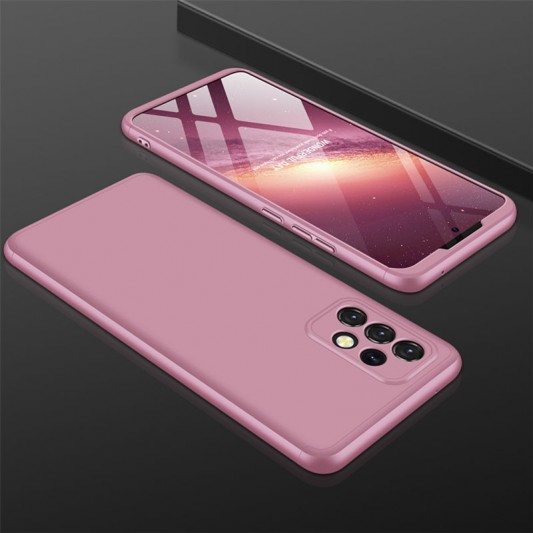 Пластикова накладка для Samsung Galaxy A72 4G / A72 5G GKK LikGus 360 градусів (opp) (Рожевий / Rose Gold) - зображення 1 