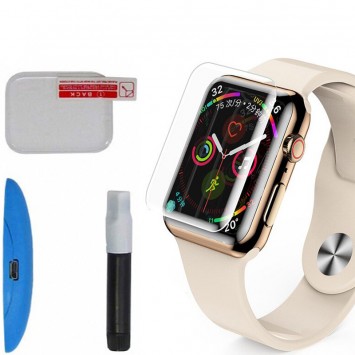 Защитное 3D стекло для Apple watch (40mm) - Mocolo с УФ лампой - Защитные стекла и пленки для Apple Watch - изображение 1