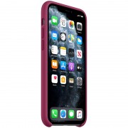 Чохол Silicone case (AAA) для iPhone 11 Pro (Малиновий / Pomegranate)