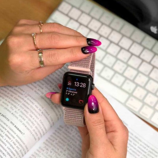 Ремешок Nylon для Apple watch 38/40/41 mm (Series SE/7/6/5/4/3/2/1) - изображение 1