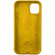 Чохол для iPhone 12 / 12 Pro ALCANTARA Case Full (Жовтий)