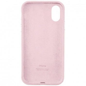 Чохол ALCANTARA Case Full для iPhone X / XS (Рожевий) - Чохли для iPhone XS - зображення 1 