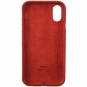 Чохол ALCANTARA Case Full для iPhone X / XS (Червоний)