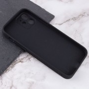 TPU + Glass чохол Matte Candy Full camera для iPhone 12 mini (чорний)