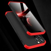 Пластикова накладка GKK LikGus 360 градусів (opp) для iPhone 12 Pro (чорний / червоний)