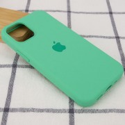 Чохол для Apple iPhone 13 Silicone Case Full Protective (AA) (Зелений / Spearmint)